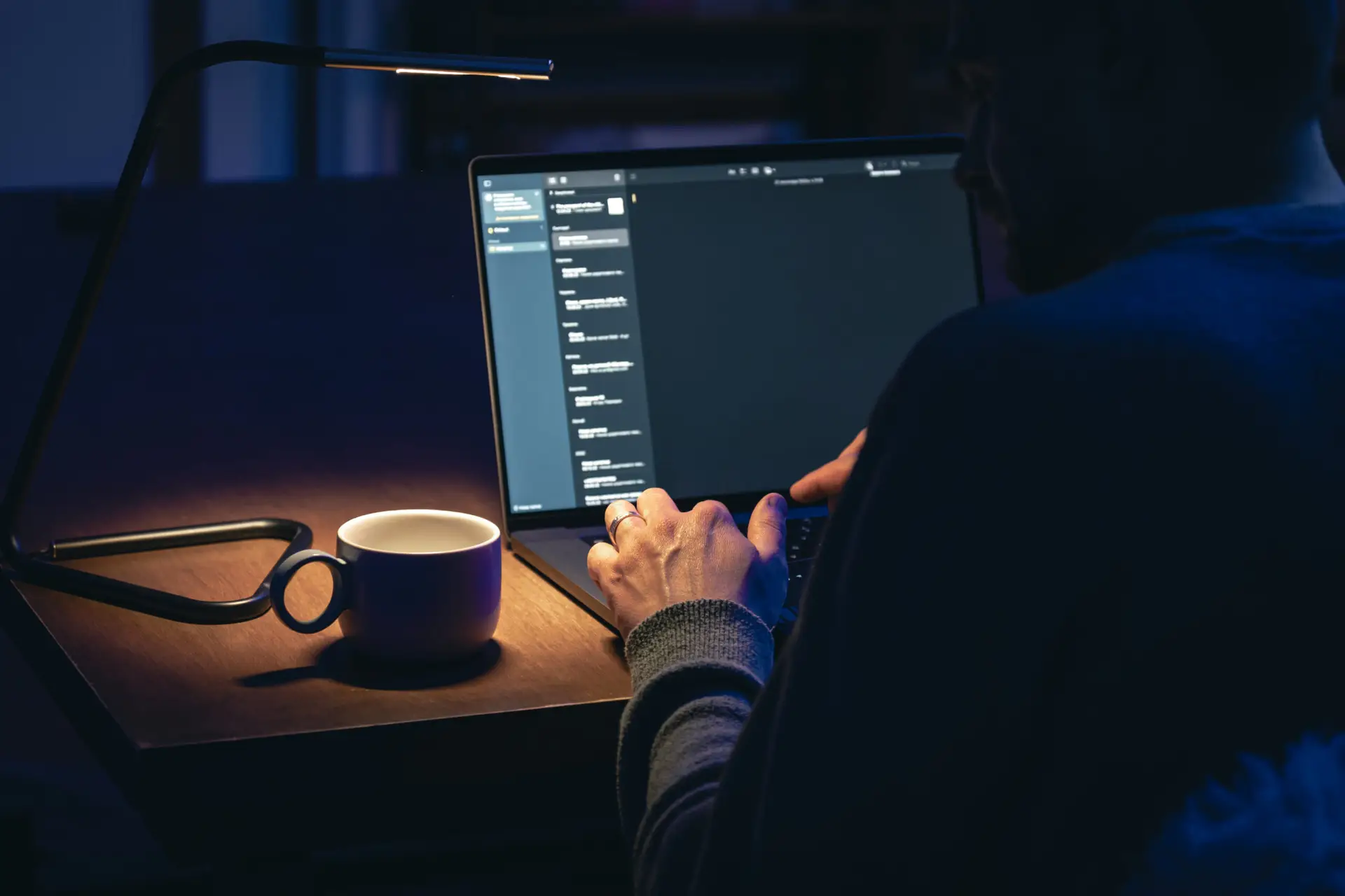 Person typing on laptop |Titanium Dash