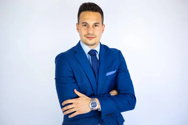 Man in blue suit |Titanium Dash