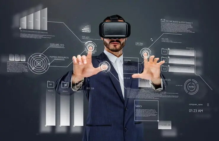 Man using VR interface |Titanium Dash