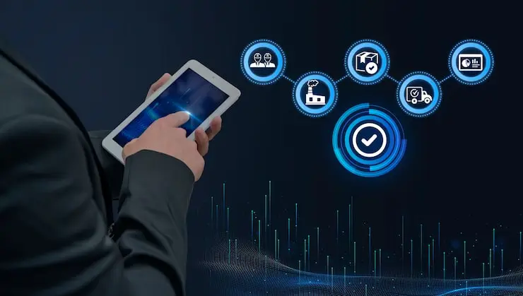 Supply chain technology concept |Titanium Dash