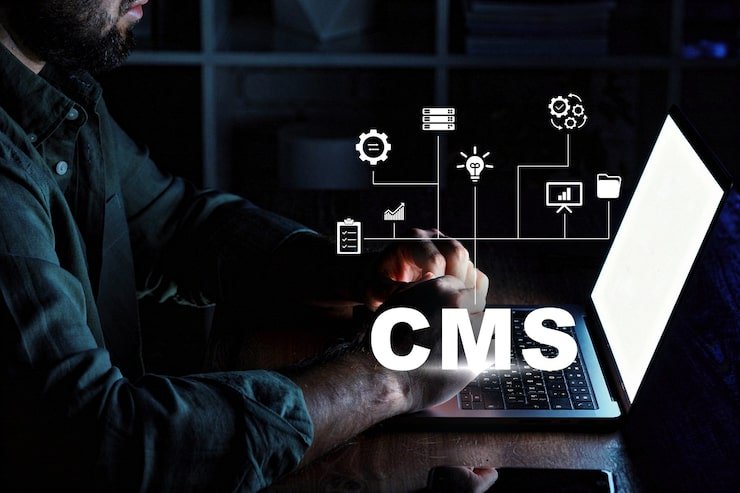 CMS platform concept graphic |Titanium Dash